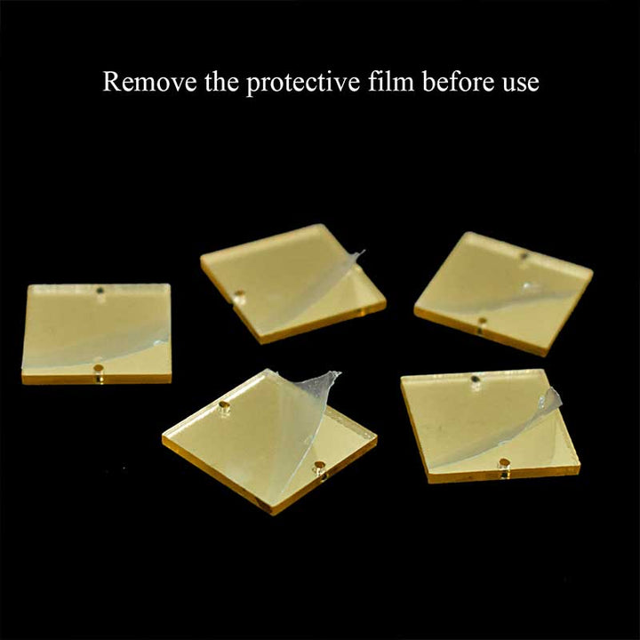 Protecting film on Acrylic Mirror