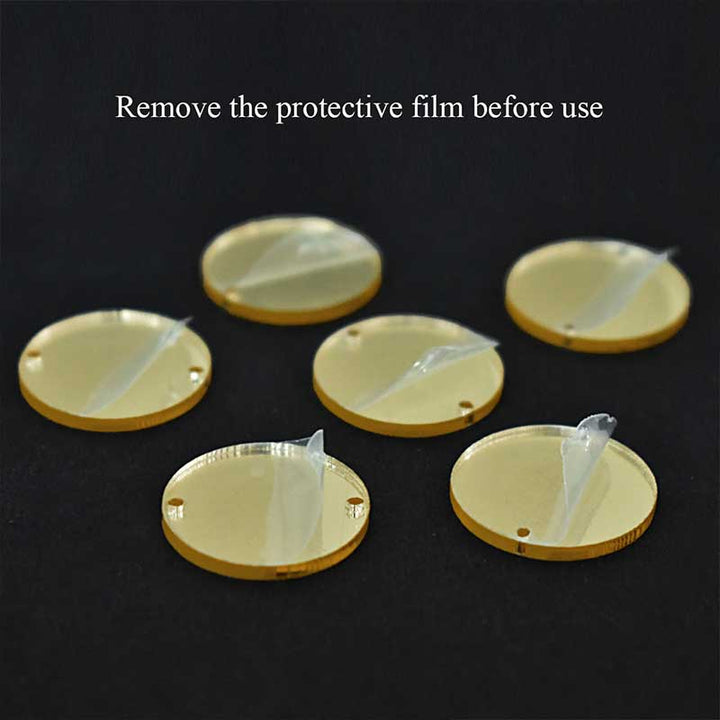 Protecting film on Acrylic Mirror