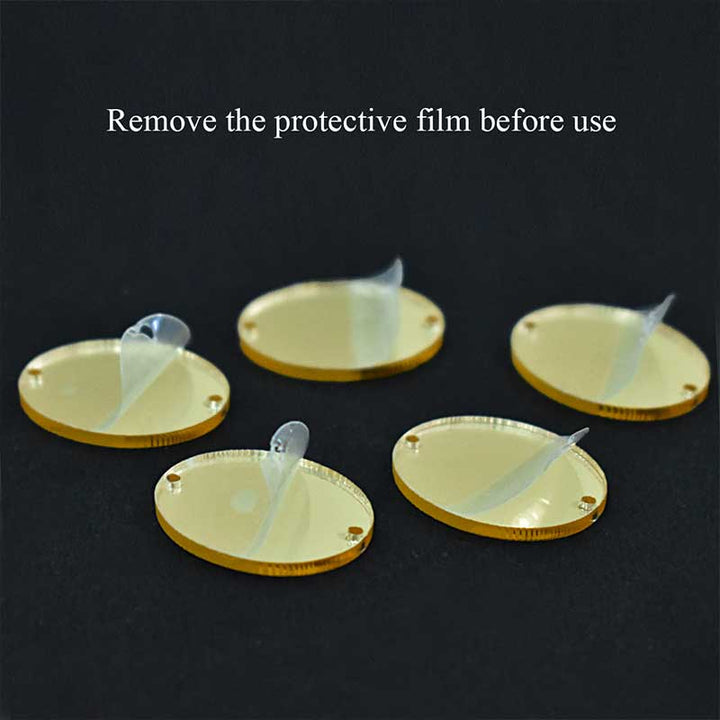 Protecting film on Acrylic Mirror