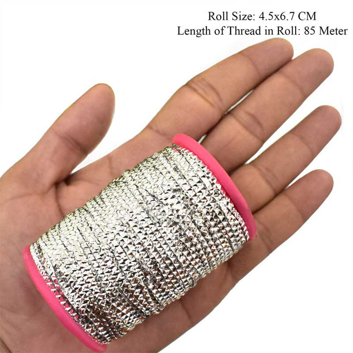 Buy embossed metal thread online at best prices – embroiderymaterial.com