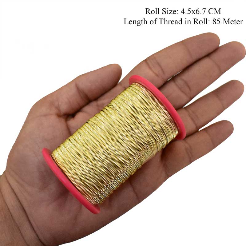 Buy embossed metal thread online at best prices – embroiderymaterial.com