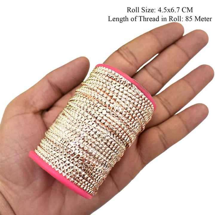 Buy embossed metal thread online at best prices – embroiderymaterial.com