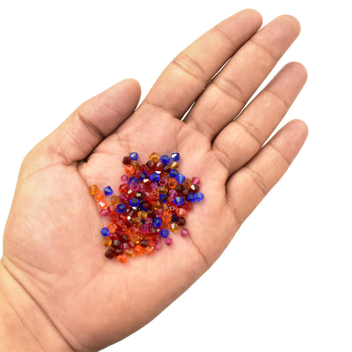 4mm Mixed Crystal bicone 