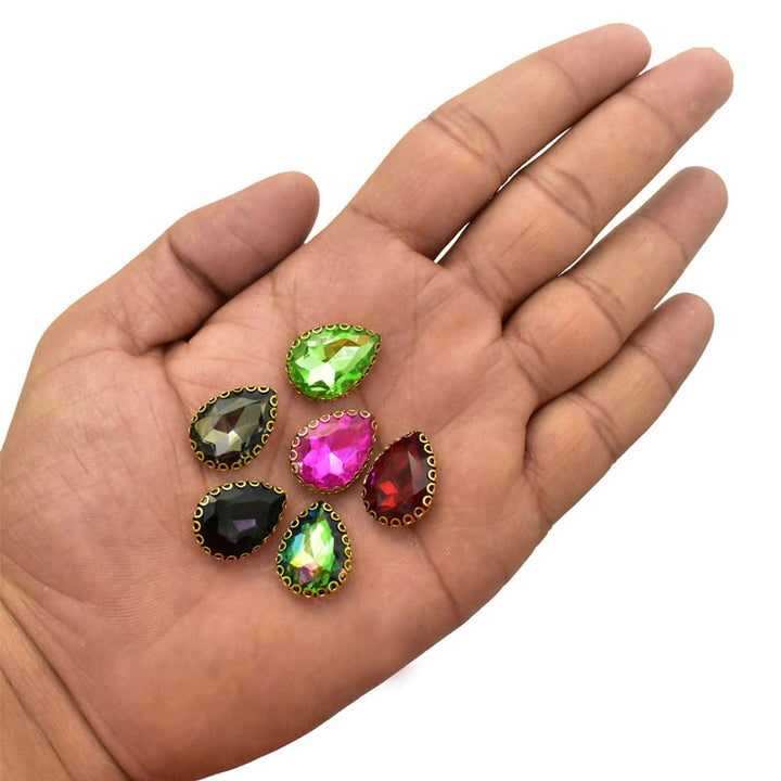 Stones for embroidery