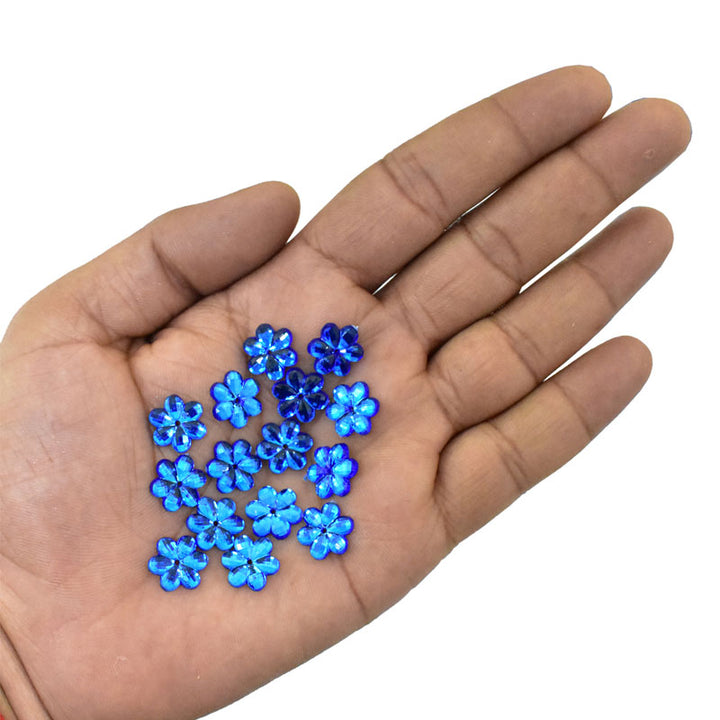 Blue Color Flat Back Rhinestones 