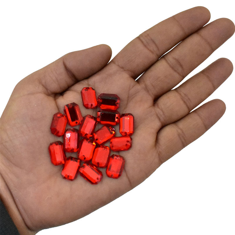Octagon Color:red Buy Octagon Shape Flat Back Rhinestones online in Red Color ...