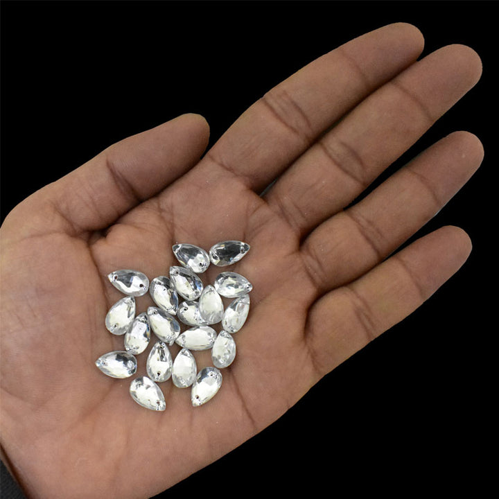 Clear Color Flat Back Rhinestones 