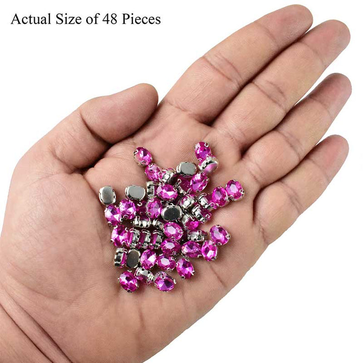 sewing rhinestones         