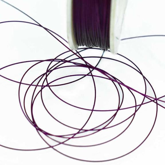 Buy Purple Color Bead Stringing Wire online at wholesale price ...