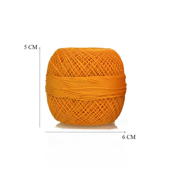 Light Orange Color Crochet Cotton for sale