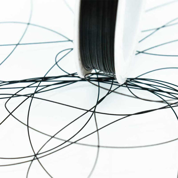 Buy Black Color Bead Stringing Wire online at wholesale price ...