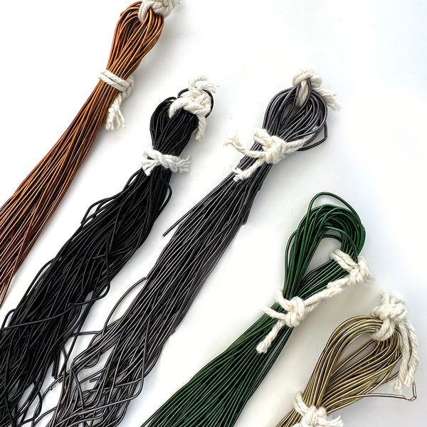 50 Yard/Packet,  1MM French Metallic Wire (Smooth Dabka) Combo of Five Different Colour -Total 100 Grams-Each Colour 20 Grams