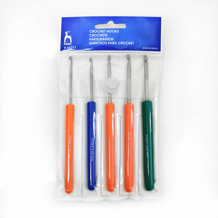 Pony Crochet Hooks made of Aluminium 