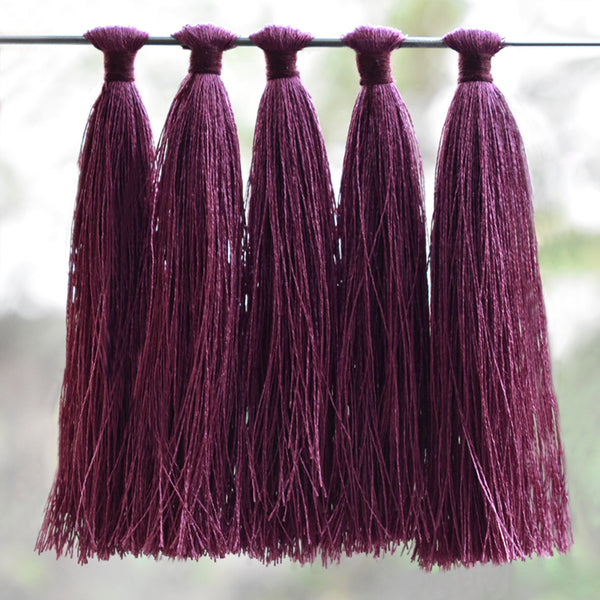  Plum color Polyester Tassels