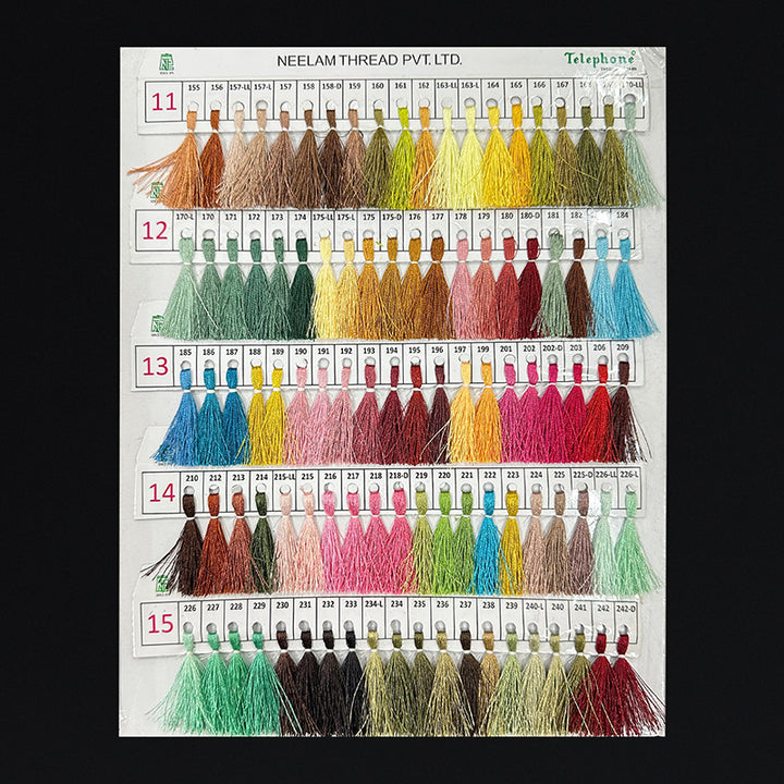 Buy online polyester thread shade card at a cheap price ...