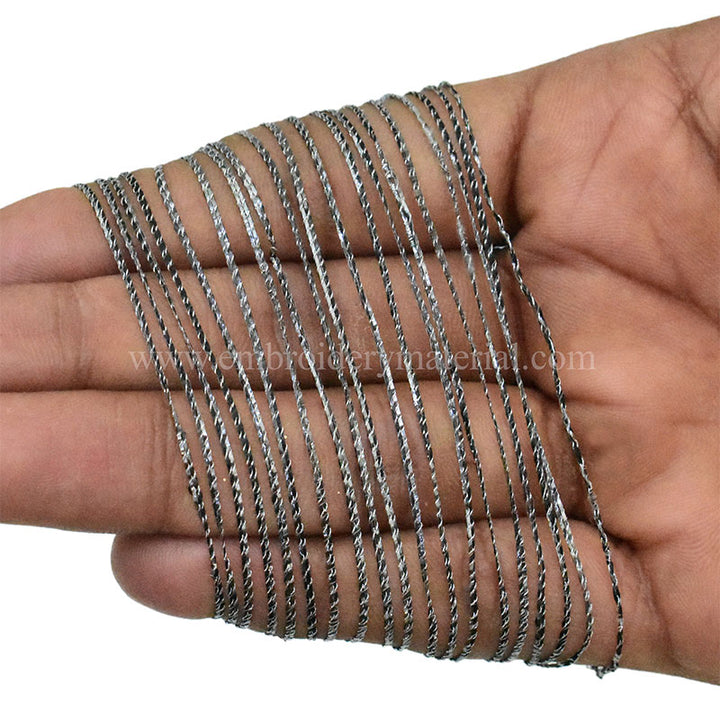 black zari threads