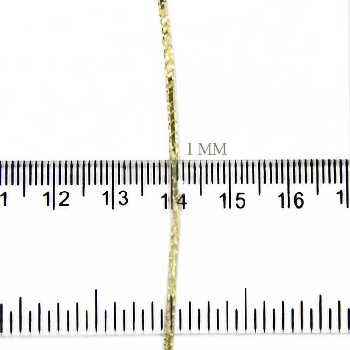 Light Gold Color Metallic Braided Cord