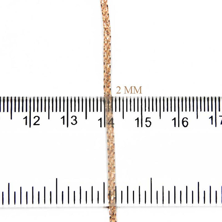 Gold Color Metallic Braided Cord