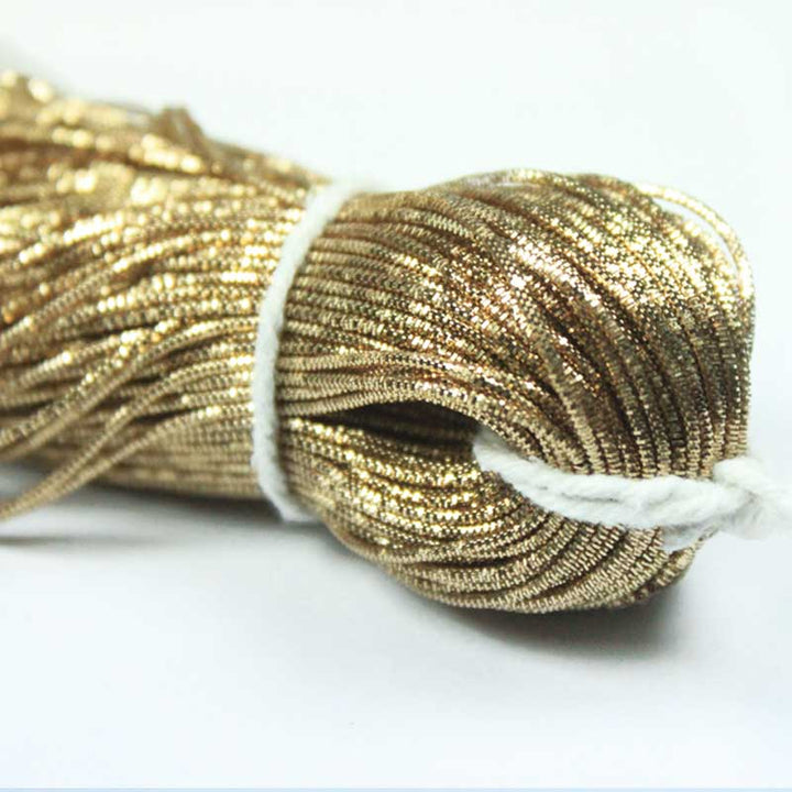 Nakshi/ Bullion Wire in Brown Gold Color