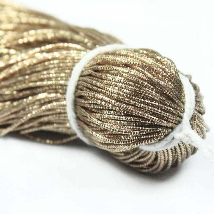 Nakshi/ Bullion Wire in Pale Rose Gold Color