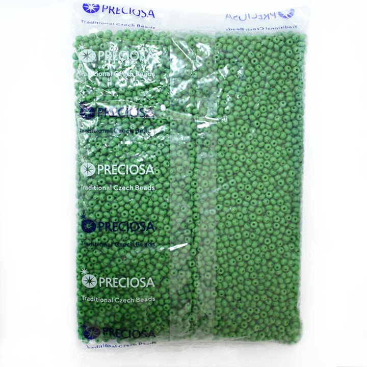 Preciosa Rocaille Seed Beads in Green Color