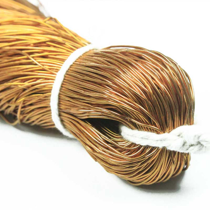 Smooth Dabka/French Wire in Honey Color