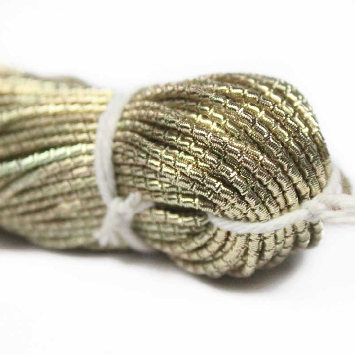 Cut Dabka/French Wire in Light Gold Color