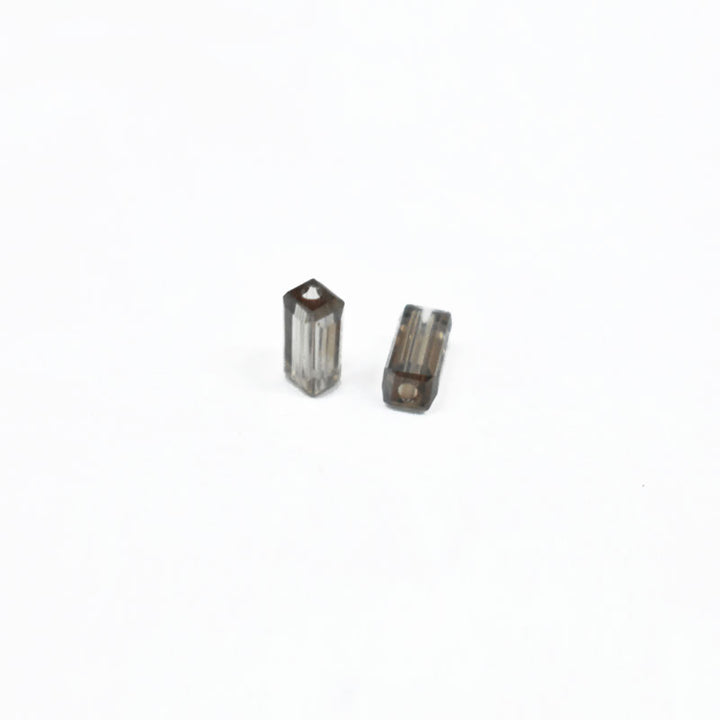Brown color Rectangle Faceted Crystal Beads