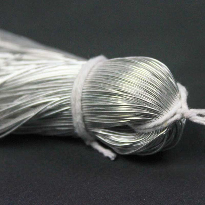 Smooth Dabka/French Wire in Silver Color
