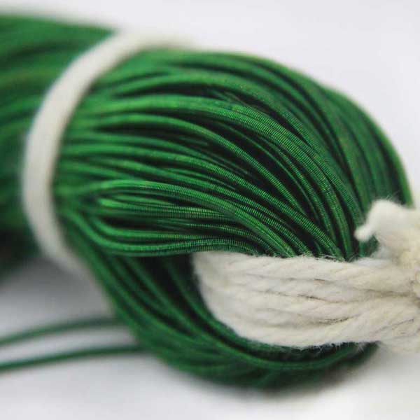 metallic wire green