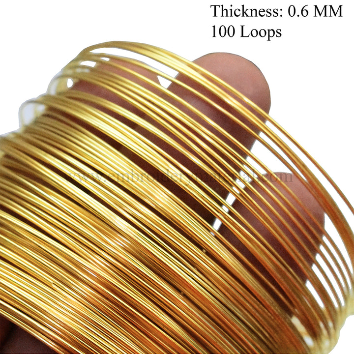 golden coil wire