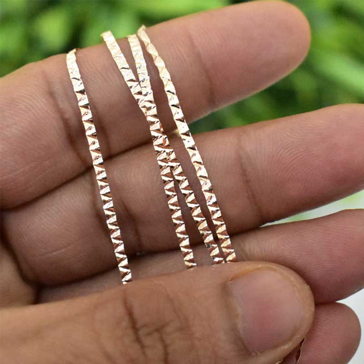 Rose Gold Metal Thread