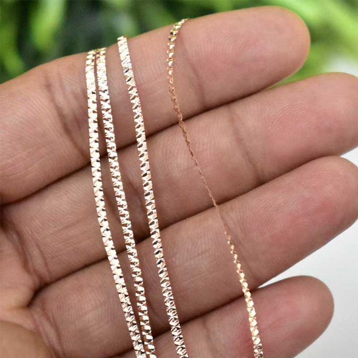 Rose Gold Metal Thread