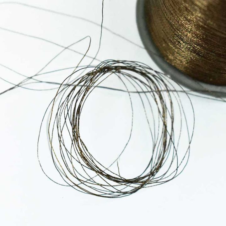 metallic thread