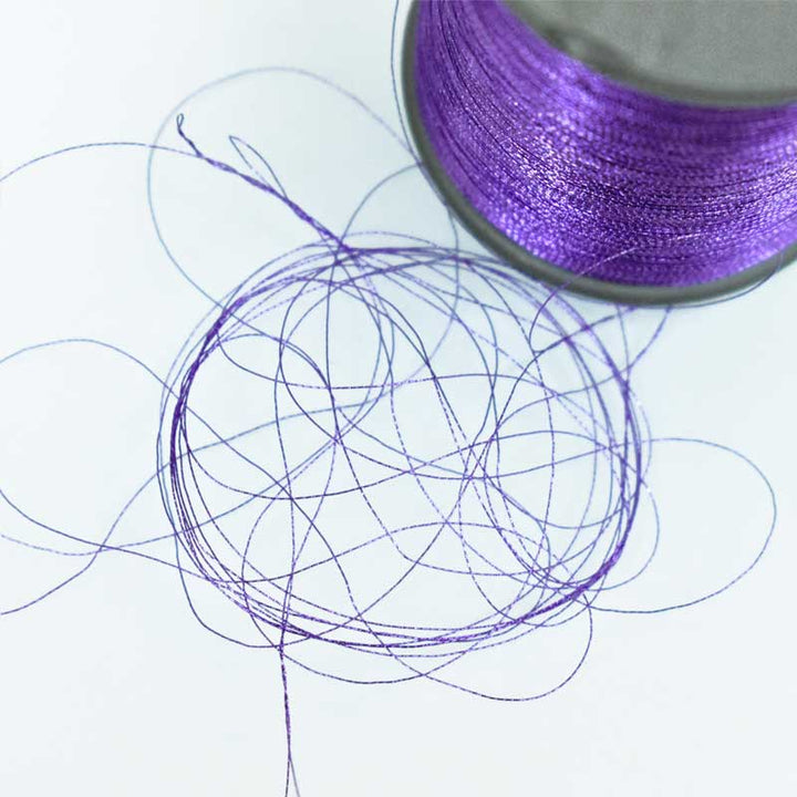 metallic thread