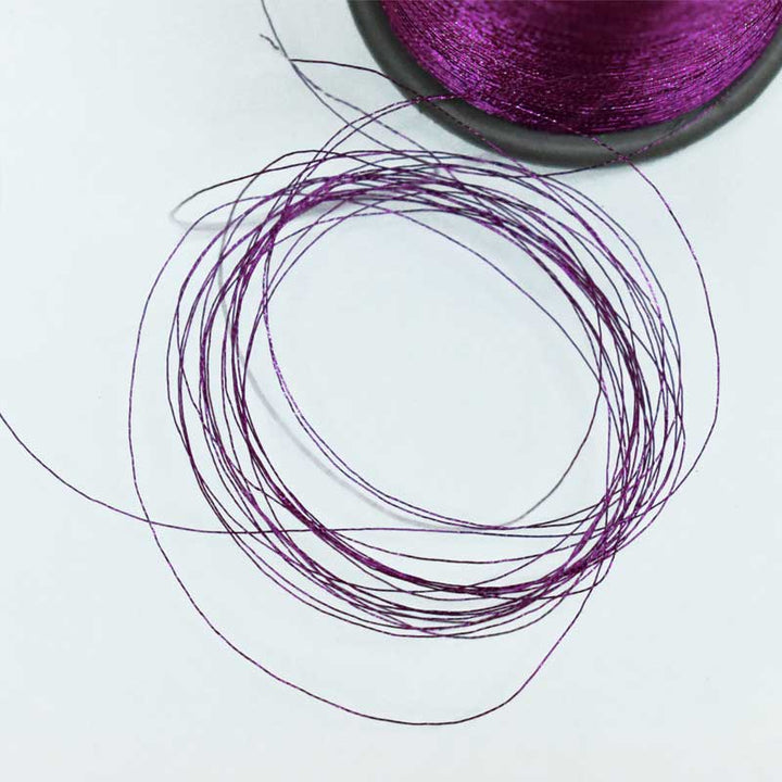 metallic thread
