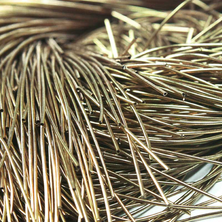 Smooth Dabka/French Wire in Brass Colo