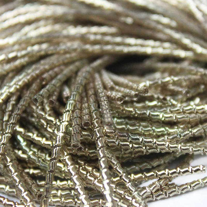 Cut Dabka/French Wire in Light Gold Color