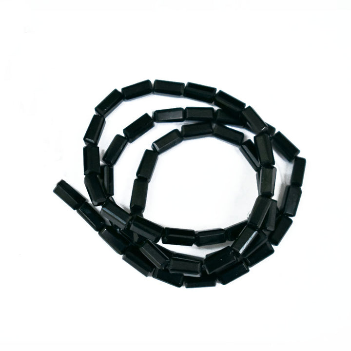 Black Atlas tube beads for sale