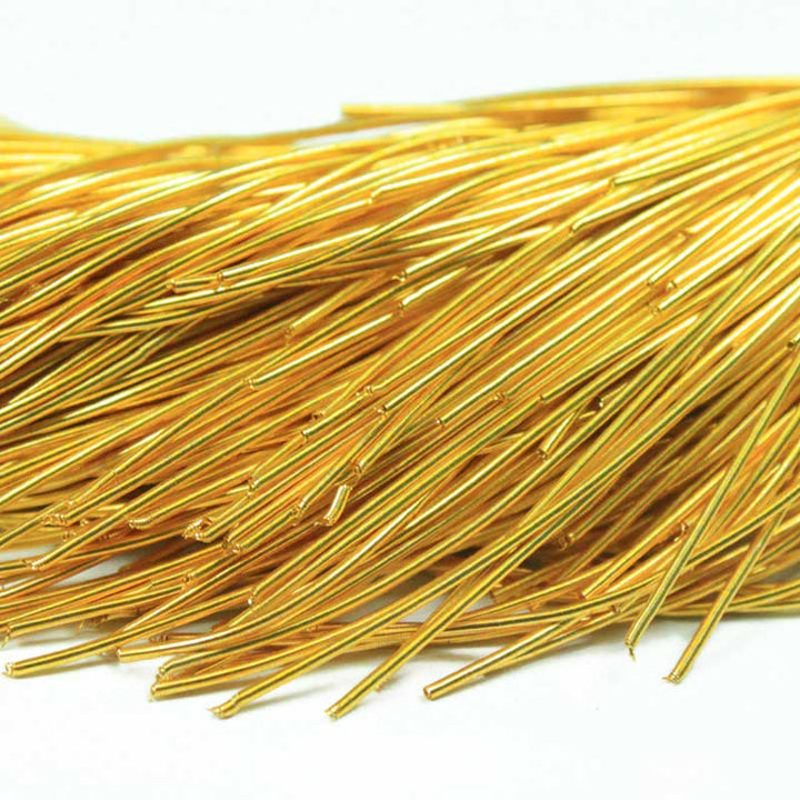 Smooth Dabka/French Wire in Yellow Gold Colo
