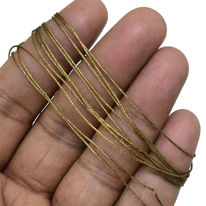 jewellery making metallic thread