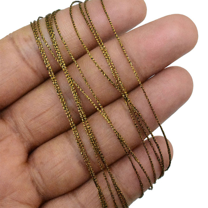 metallic threads