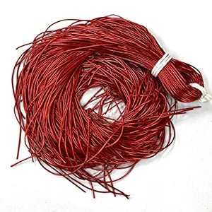 EMB2073 (Smooth Dabka in Scarlet Red Colour)