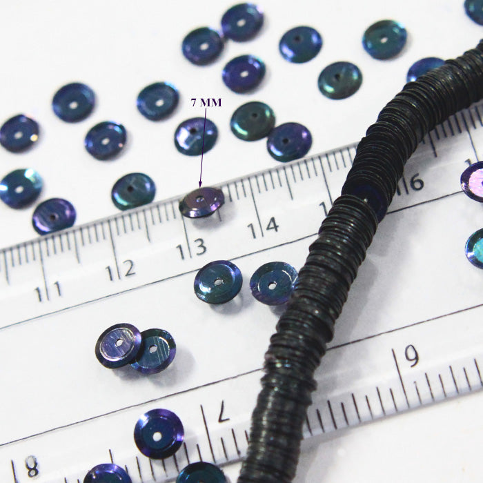 purple sequins