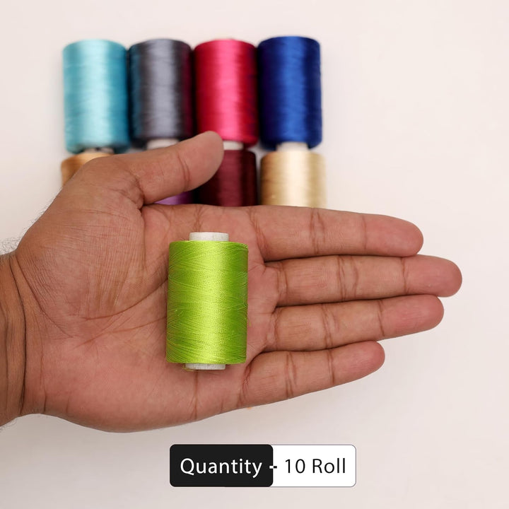Buy Art Silk thread Combo of 10 Colors online at best prices ...