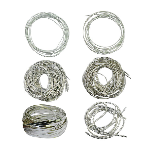silver embroidery wires
