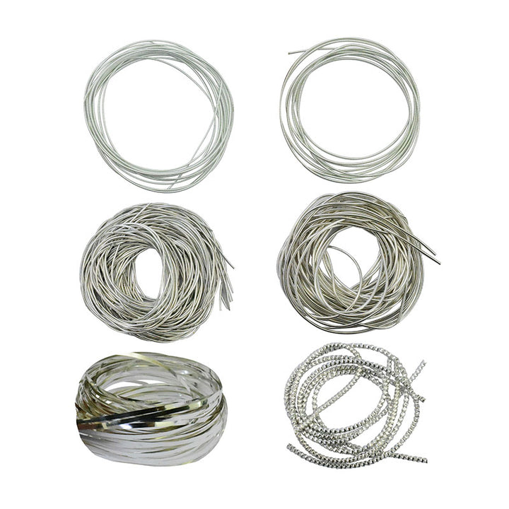 silver embroidery wires