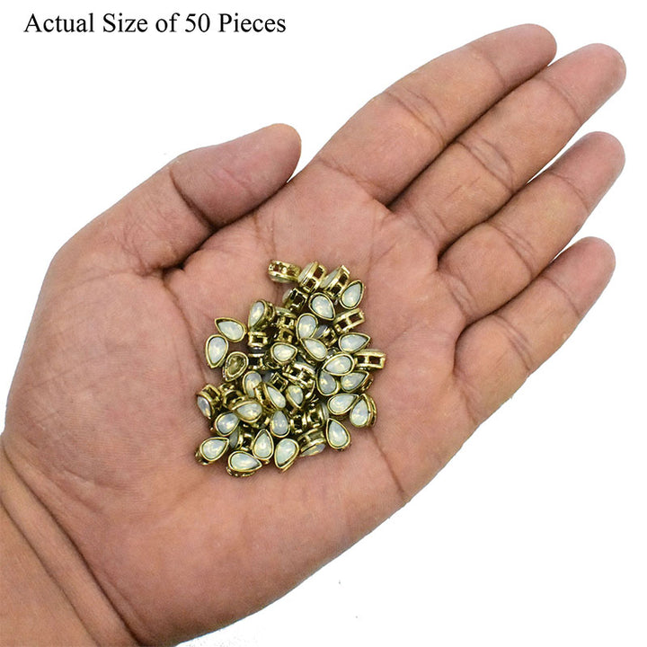 white rhinestones