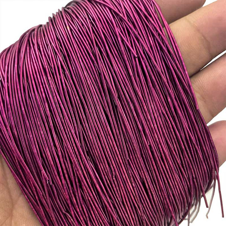 Plum color embroidery wires