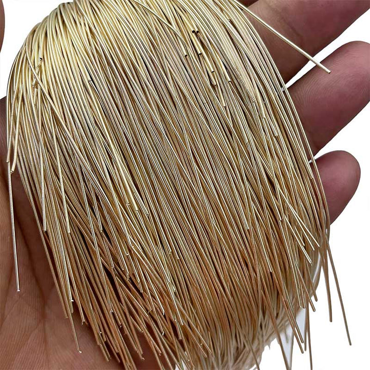 Gold color embroidery wires